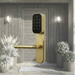 Serrures intelligentes pour vos maisons, Airbnb ou hôtels, offrant une gestion simple et sécurisée des accès.