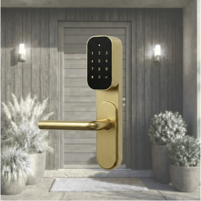 Serrures intelligentes pour vos maisons, Airbnb ou hôtels, offrant une gestion simple et sécurisée des accès.